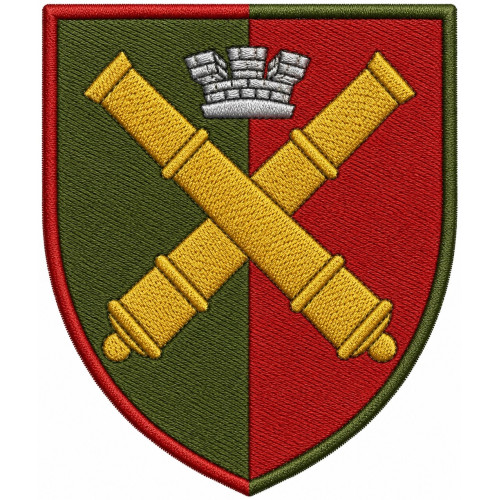 Нарукавний знак 68-ї окремої артилерійської бригади Збройні Сили України Нарукавний знак 68-ї окремої артилерійської бригади Збройні Сили України
