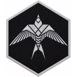 Ärmelabzeichen des unbemannten Systembataillons „LASTIVKA“ der 160. separaten mechanisierten Brigade