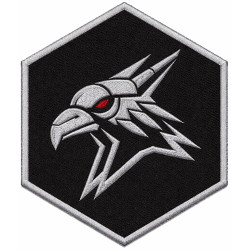 Шеврон 424 окремий полк Сил безпілотних систем ЗСУ