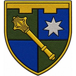 Abzeichen des Regionalverwaltung der Territorialverteidigungskräfte OST der Streitkräfte der Ukraine