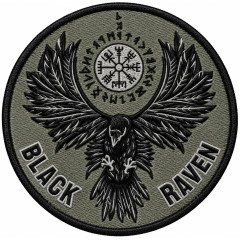 Black Raven Battalion Patch of the 93rd Mechanized Brigade "Kholodnyi Yar"