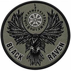 Black Raven Battalion Patch of the 93rd Mechanized Brigade "Kholodnyi Yar" Black Raven Battalion Patch of the 93rd Mechanized Brigade "Kholodnyi Yar"