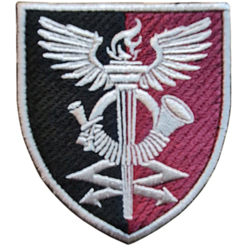 Aufnäher des 179. Gemeinsamen Ausbildungszentrums der Signalkräfte. Ukraine