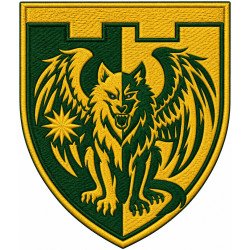 1st Unmanned Systems Battalion “Iron Wolves” Patch, 1st Separate Brigade of the Territorial Defense Forces of Ukraine
