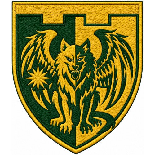 1st Unmanned Systems Battalion “Iron Wolves” Patch, 1st Separate Brigade of the Territorial Defense Forces of Ukraine