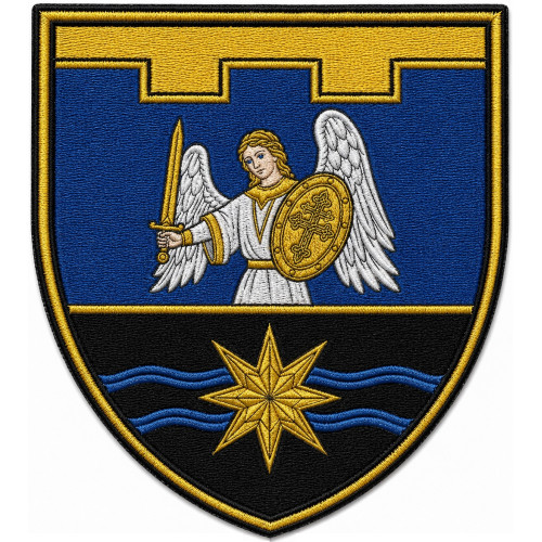 Шеврон Добровольче формування територіальної громади (ДФТГ) СЛАВУТИЧ Сил територіальної оборони