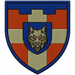Abzeichen des 50. Bataillons der 100. Selbstständigen Brigade der Territorialverteidigungskräfte der Ukraine