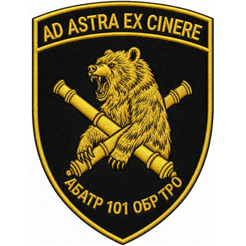 Artillery battery Patch of the 101st Separate Brigade Patch of the Territorial Defense Forces
