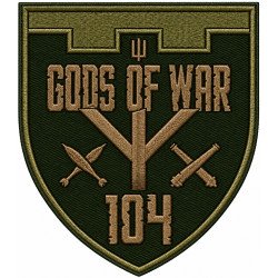 Abzeichen der Feuerunterstützungsgruppe der 104. Selbstständigen Brigade der Territorialverteidigungskräfte