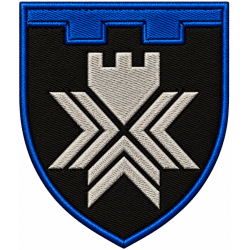 Abzeichen der Militäreinheit der 104. Selbstständigen Brigade der Territorialverteidigungskräfte der Ukraine
