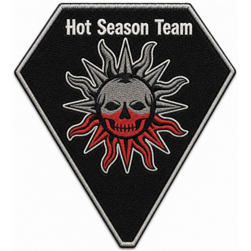 1st Unmanned Systems Battalion “Hot Season Team” Patch of the 106th Separate Brigade of the Territorial Defense Forces of Ukraine 1st Unmanned Systems Battalion “Hot Season Team” Patch of the 106th Separate Brigade of the Territorial Defense Forces of Ukraine