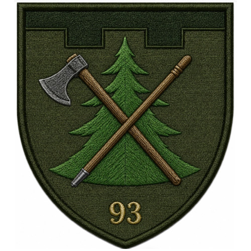 93rd Separete Battalion Patch of 107th Separate Brigade of the Territorial Defense Forces of Ukraine 93rd Separete Battalion Patch of 107th Separate Brigade of the Territorial Defense Forces of Ukraine