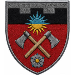 97th Separete Battalion Patch of 107th Separate Brigade of the Territorial Defense Forces of Ukraine