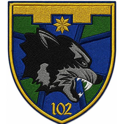 102nd Battalion, 108th Separate Brigade Patch of the Territorial Defense Forces of Ukraine 102nd Battalion, 108th Separate Brigade Patch of the Territorial Defense Forces of Ukraine