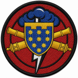 Artillery Battery Patch of 108th Separate Brigade of the Territorial Defense Forces of Ukraine Artillery Battery Patch of 108th Separate Brigade of the Territorial Defense Forces of Ukraine