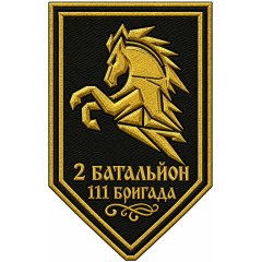 2nd Separete Battalion Patch of 111th Separate Brigade of the Territorial Defense Forces of Ukraine