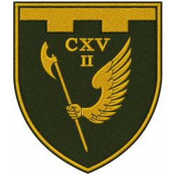 2nd Unmanned Systems Battalion Patch of 115th Separate Brigade Patch of the Territorial Defense Forces of Ukraine