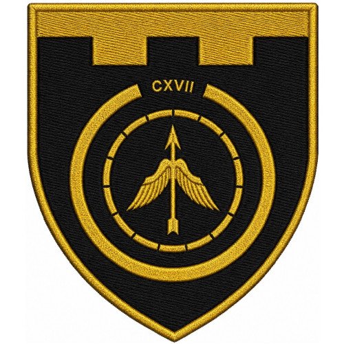 Abzeichen der Flugabwehrbatterie der 117. selbstständigen Brigade der Territorialverteidigungskräfte der Ukraine Abzeichen der Flugabwehrbatterie der 117. selbstständigen Brigade der Territorialverteidigungskräfte der Ukraine