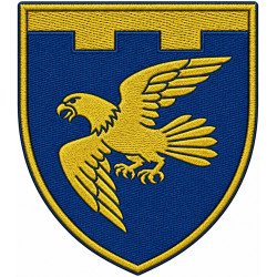 Abzeichen des 187. Bataillons der 123. Selbstständigen Brigade der Territorialverteidigungskräfte der Ukraine