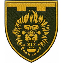 Abzeichen des 217. Bataillons der 125. Selbstständigen Brigade der Territorialverteidigungskräfte der Ukraine