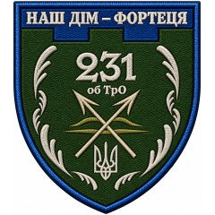 231st Battalion, 128th Separate Brigade Patch of the Territorial Defense Forces of Ukraine