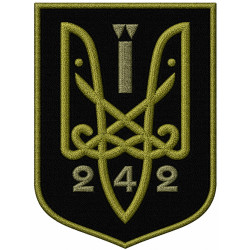 242nd Battalion, 241st Separate Brigade Patch of the Territorial Defense Forces of Ukraine 242nd Battalion, 241st Separate Brigade Patch of the Territorial Defense Forces of Ukraine
