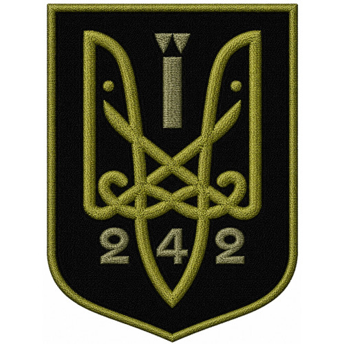 242th Battalion, 241st Separate Brigade Patch of the Territorial Defense Forces of Ukraine