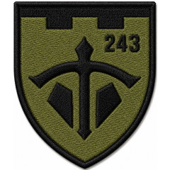 243rd Battalion, 241st Separate Brigade Patch of the Territorial Defense Forces of Ukraine
