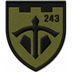243rd Battalion, 241st Separate Brigade Patch of the Territorial Defense Forces of Ukraine 243rd Battalion, 241st Separate Brigade Patch of the Territorial Defense Forces of Ukraine