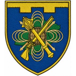 Abzeichen des 374. Fernmeldeknotens der Territorialverteidigungskräfte Abzeichen des 374. Fernmeldeknotens der Territorialverteidigungskräfte