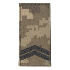 Junior Sergeant Breast Rank Insignia of the Armed Forces of Ukraine OR-4