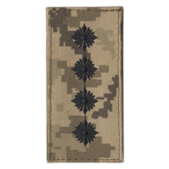 Captain Rank Insignia of the Armed Forces of Ukraine OF-3